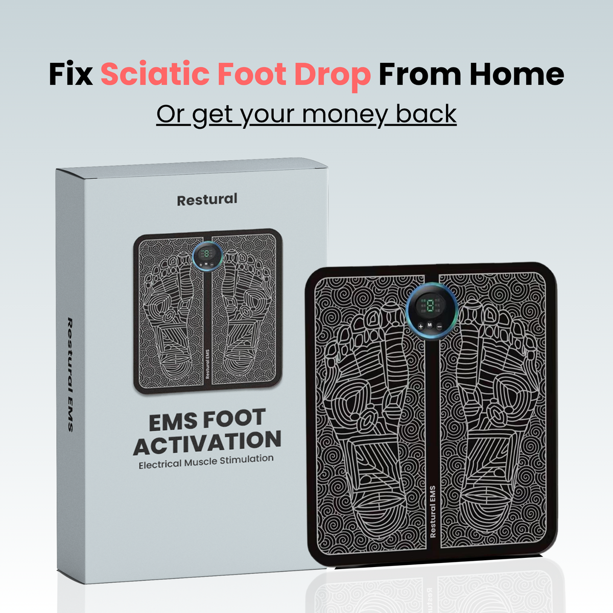 Restural EMS - Fix Sciatic Foot Drop From Home