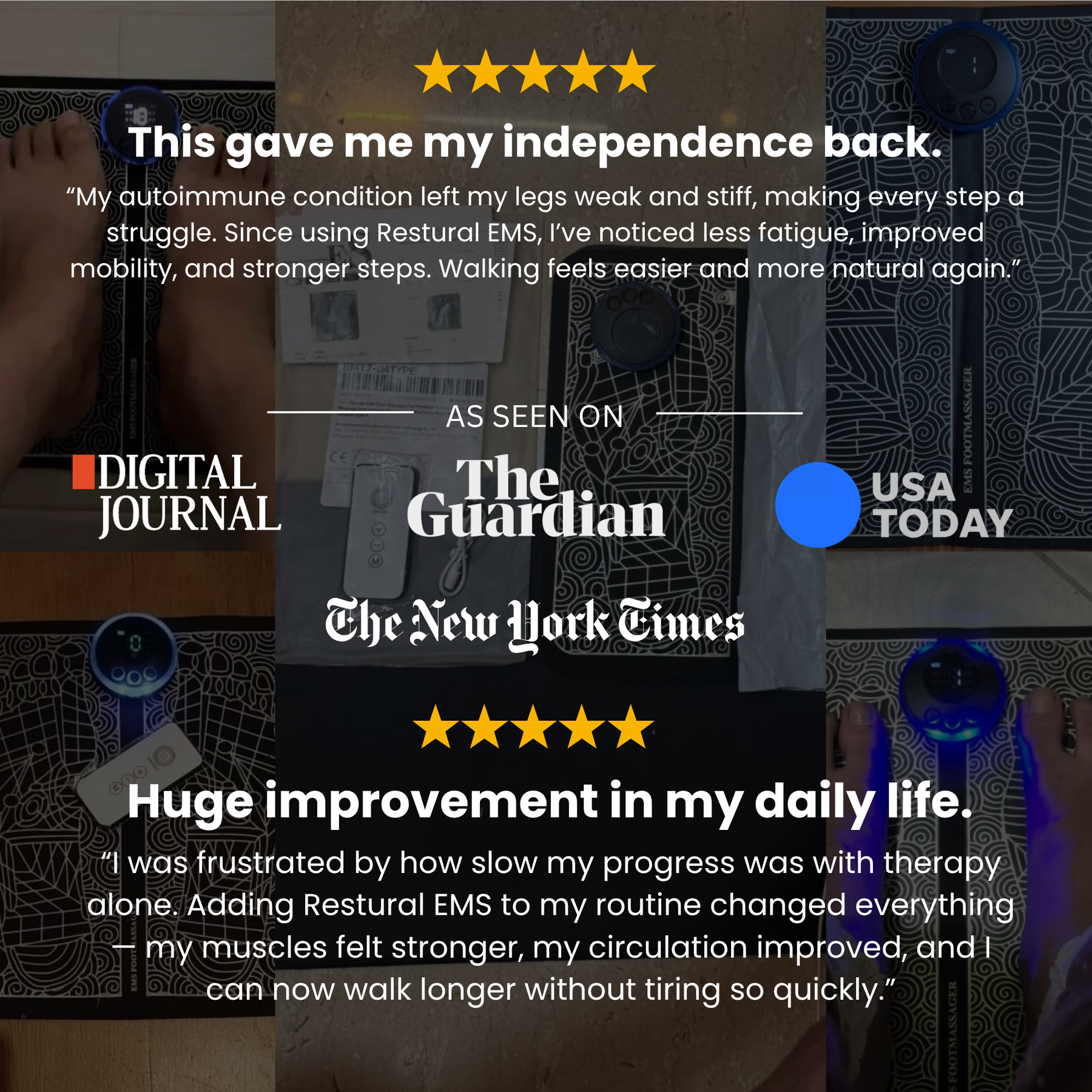 Restural EMS - Fix Auto-Immune Waking Difficulties From Home