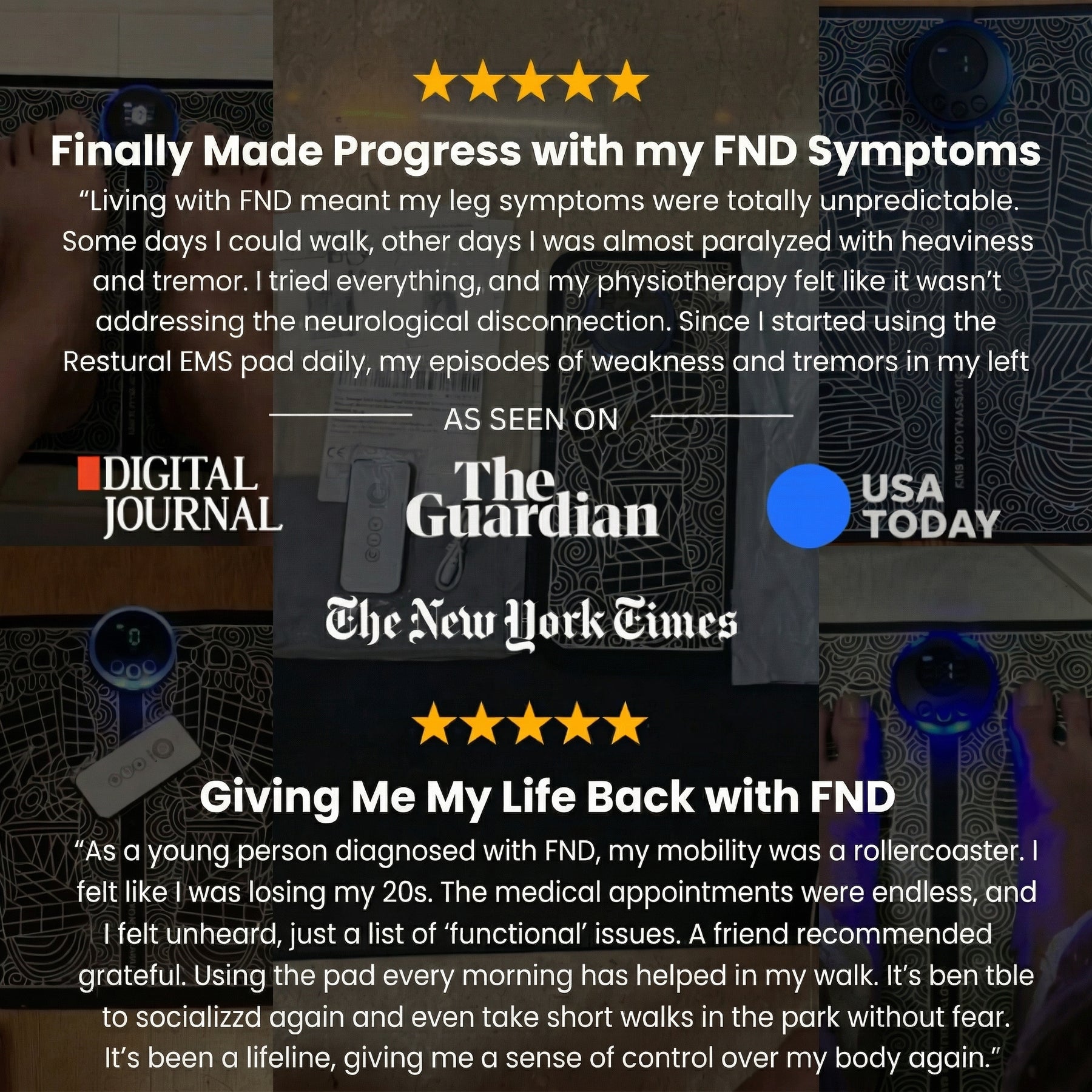 Restural EMS - FIx FND Temors From Home